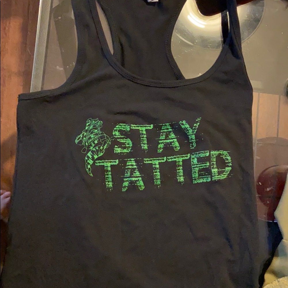 Tattoo racer back tank